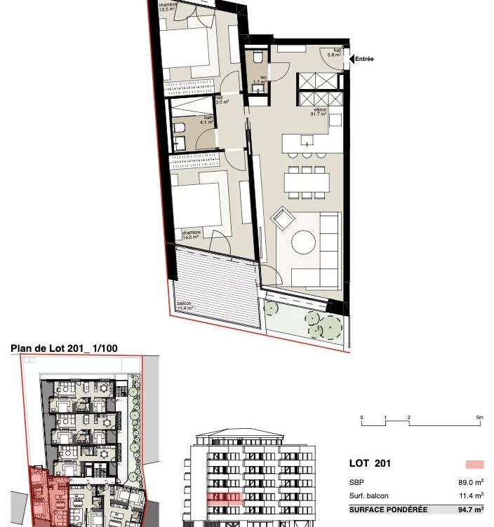 Résidence Victoria : Appartement de 3,5 pièces image