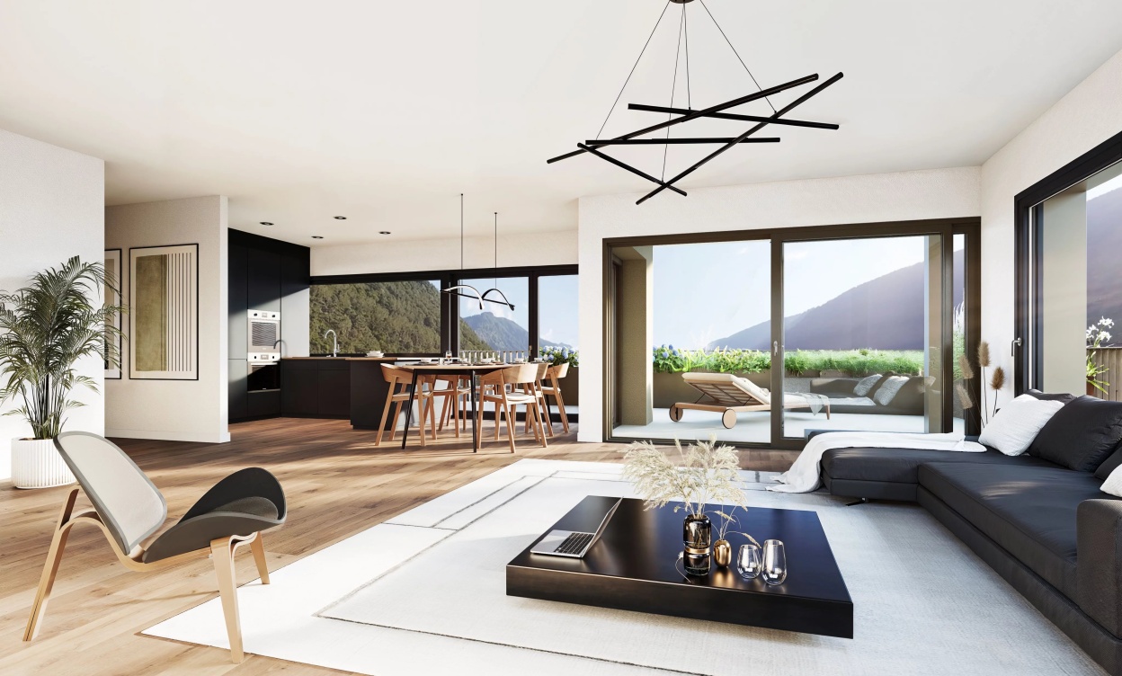 Appartement neuf de 3.5 pièces avec le plus grand jardin de la résidence image