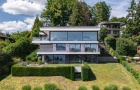 Villa contemporaine d'exception avec vue panoramique sur le lac Léman et les Alpes image