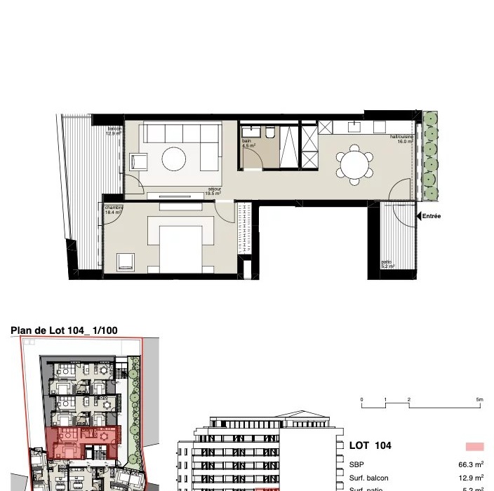 Résidence Victoria : Appartement de 2,5 pièces image
