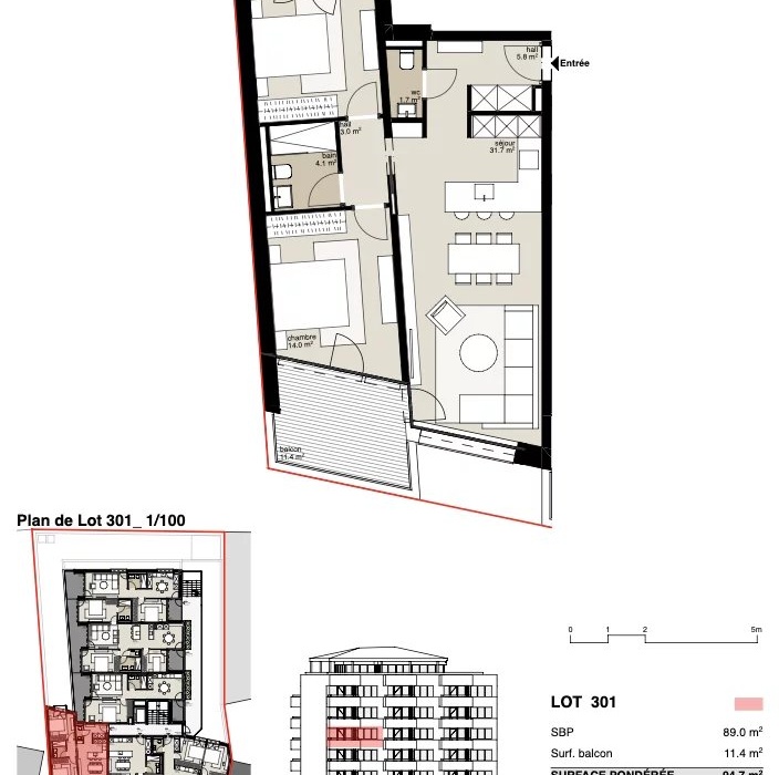 Résidence Victoria : Appartement de 3,5 pièces image