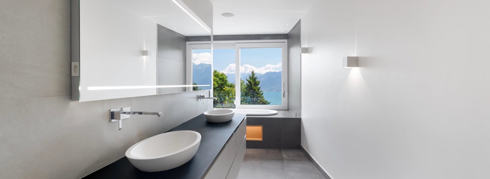 Villa contemporaine d'exception avec vue panoramique sur le lac Léman et les Alpes image