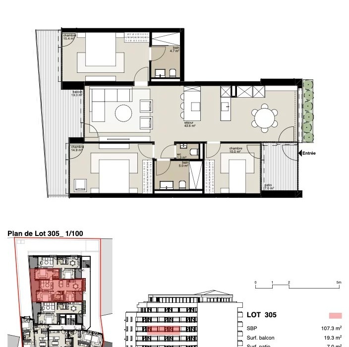 Résidence Victoria : Appartement de 4,5 pièces image