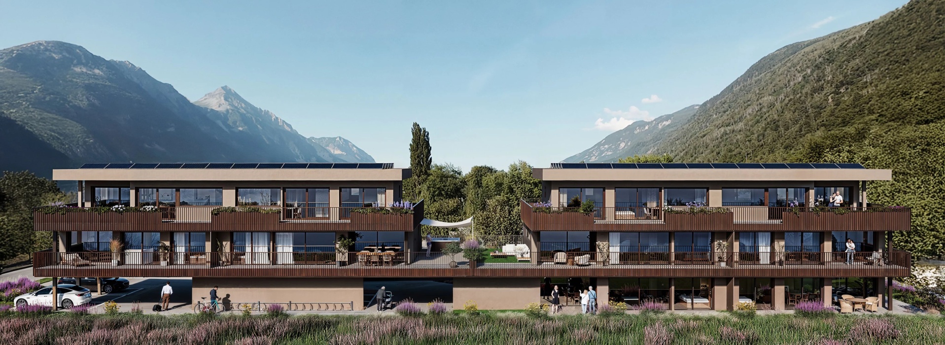 Appartement neuf de 3.5 pièces avec le plus grand jardin de la résidence image