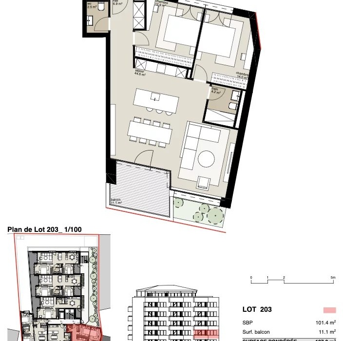 Résidence Victoria : Appartement de 3,5 pièces image