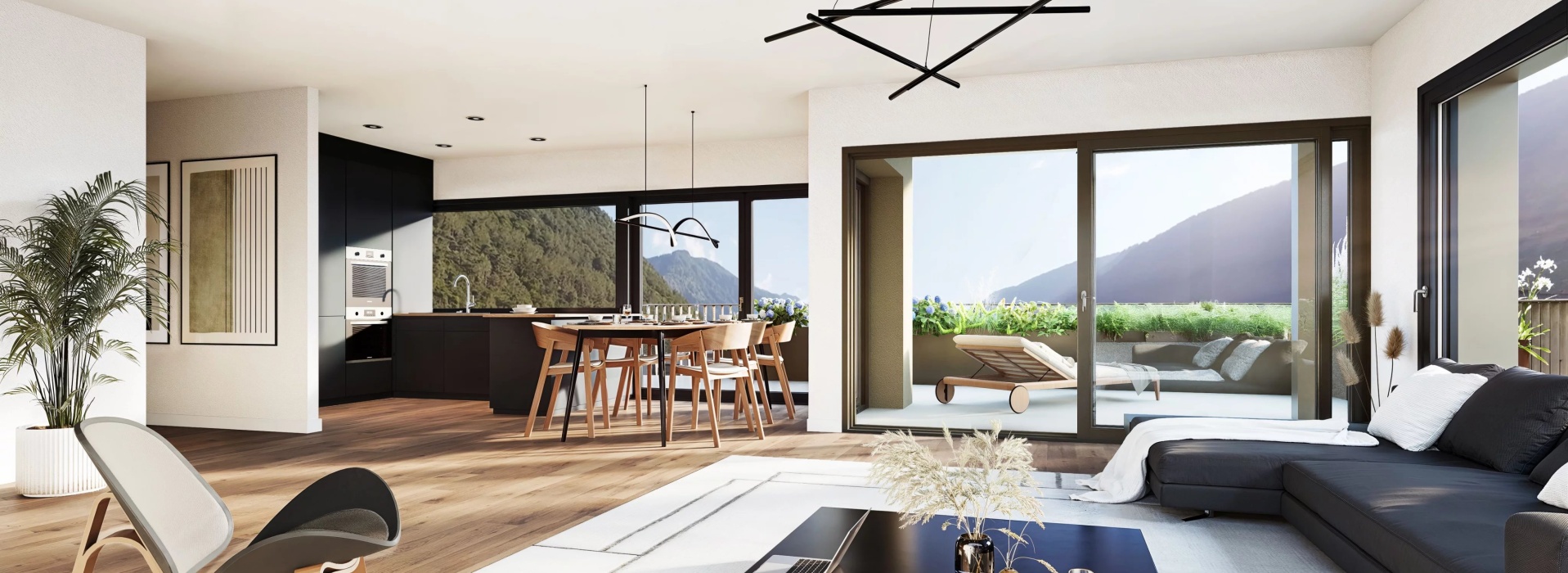 Appartement neuf de 3.5 pièces avec le plus grand jardin de la résidence image