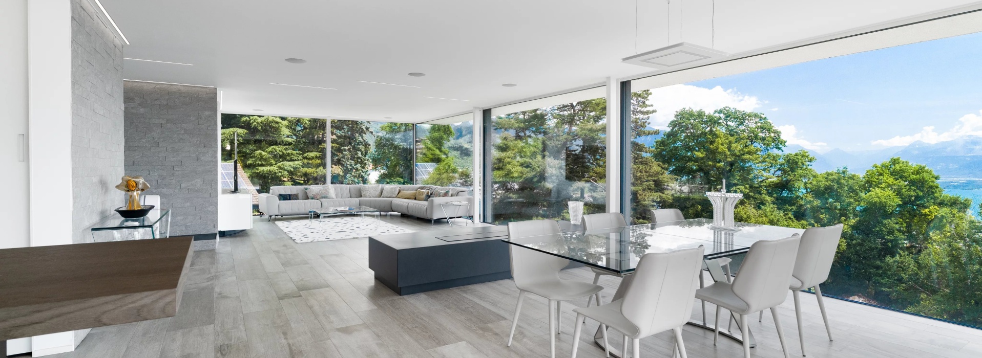 Villa contemporaine d'exception avec vue panoramique sur le lac Léman et les Alpes image